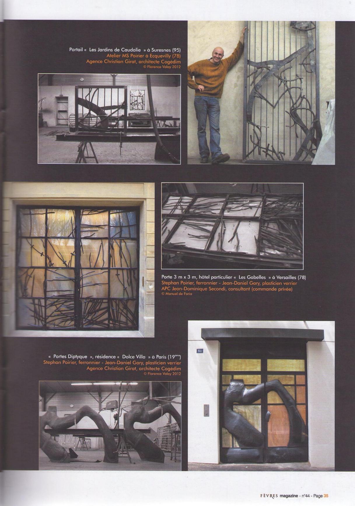 Florence Valay artiste - Stephan Poirier ferronnier