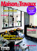 Cuisine semi-ouverte, la verrière coulisssante