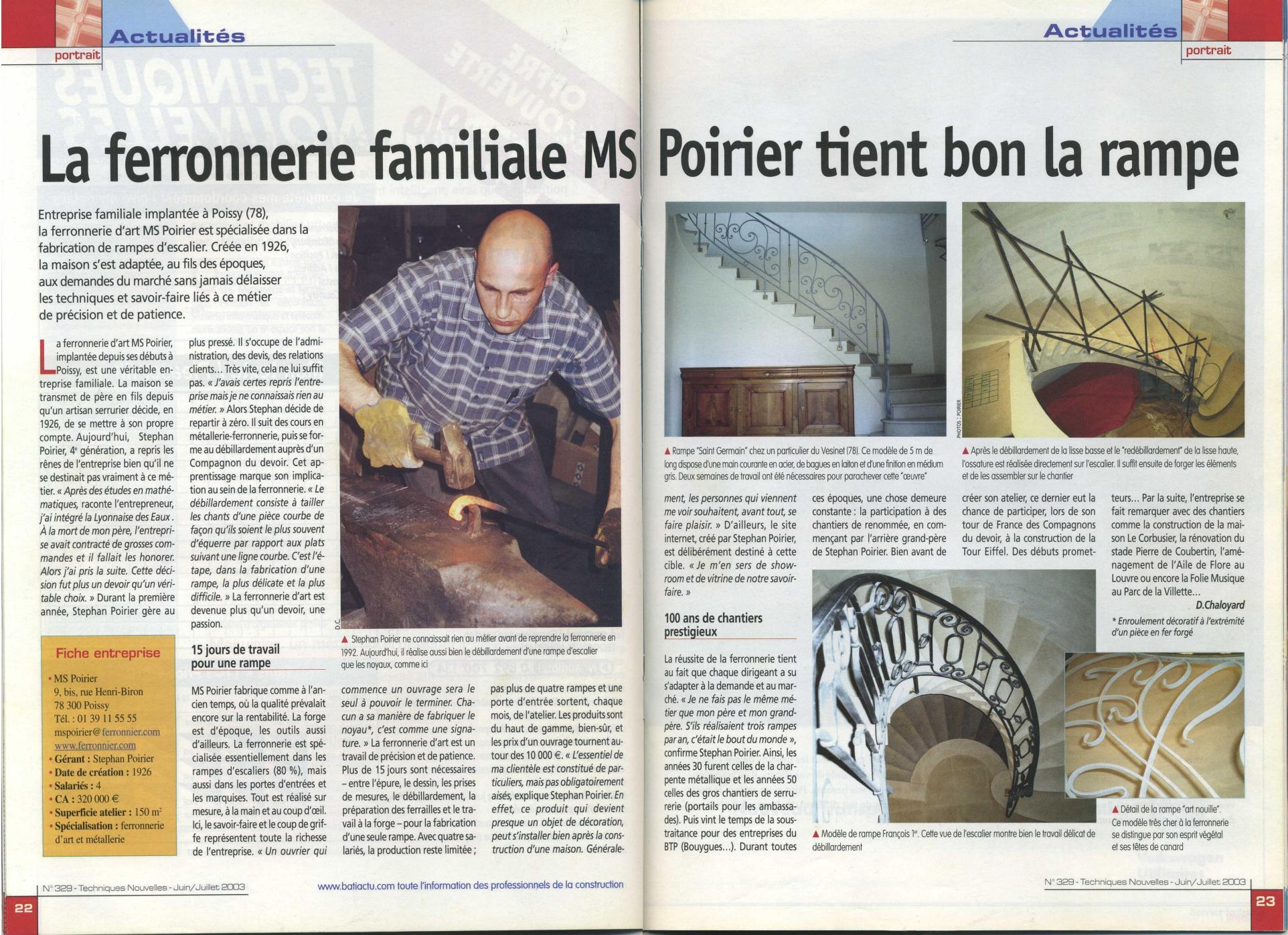 MS Poirier tient bon la rampe