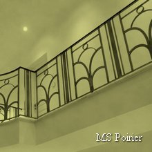 modèle de rampe art déco