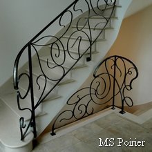 modèle de rampe art déco